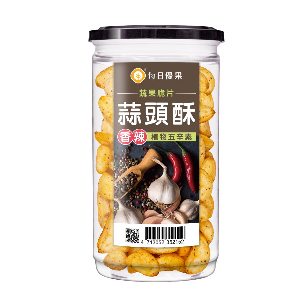 罐裝香辣蒜頭酥